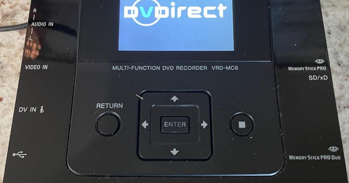 Sony DVDirect Stand Alone DVD Recorder VRDMC6. Perfect working