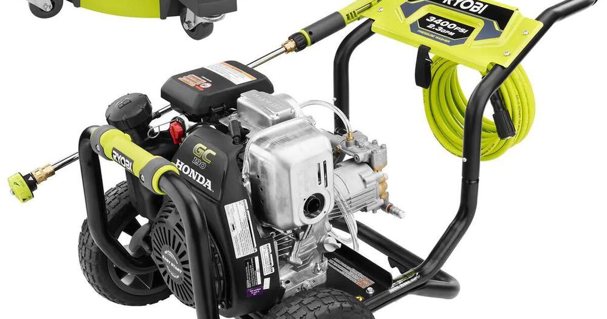 *NEW* RYOBI 3400 PSI Honda Motor Gas Pressure Washer ***with 16