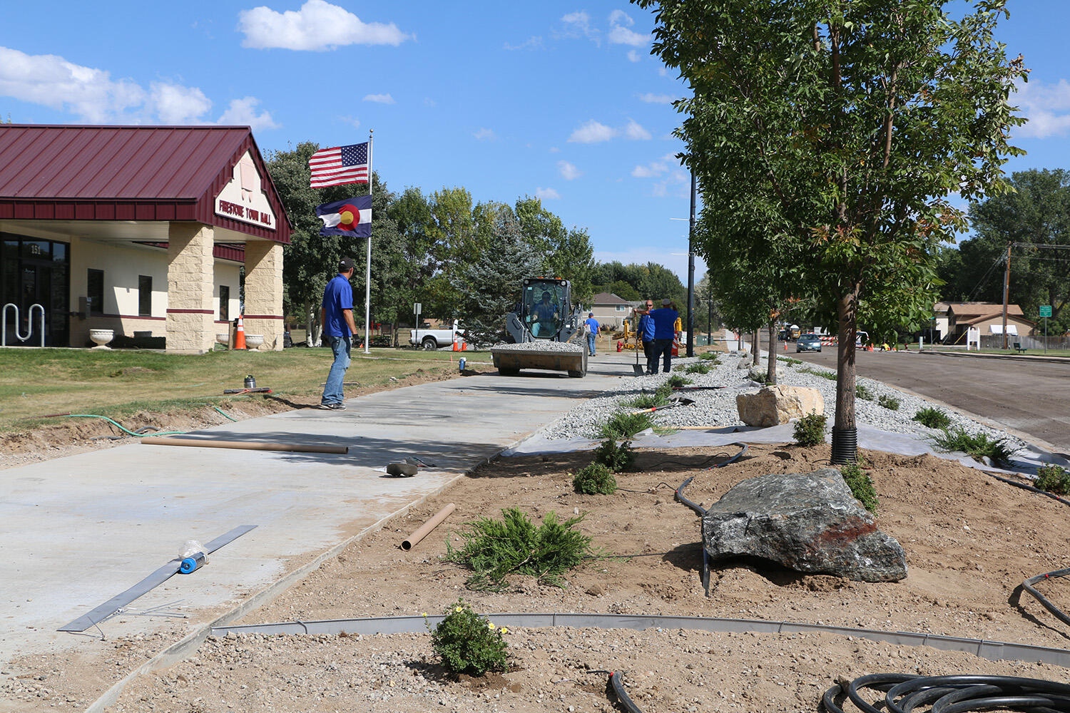 Town Hall Landscaping Will Help Conserve Water (Town of Firestone