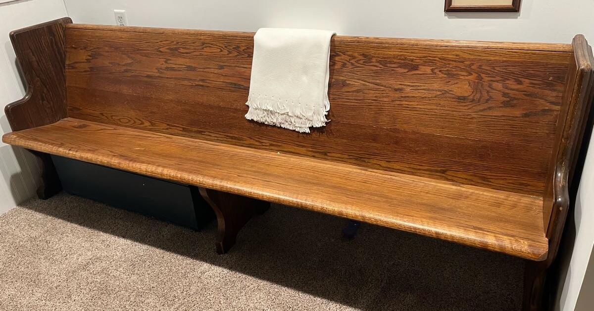 Church Pew 6 Dining Chairs Pet Carrier Bed Guard Books For 1234 In church-pew-6-dining-chairs-pet-carrier-bed-guard-books-for-1234-in