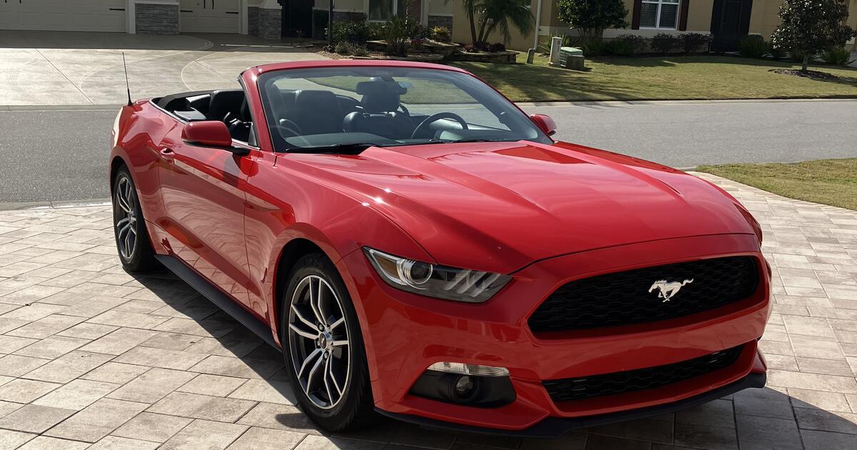 2016 Mustang Convertible Premium for $17500 in The Villages, FL | Finds ...