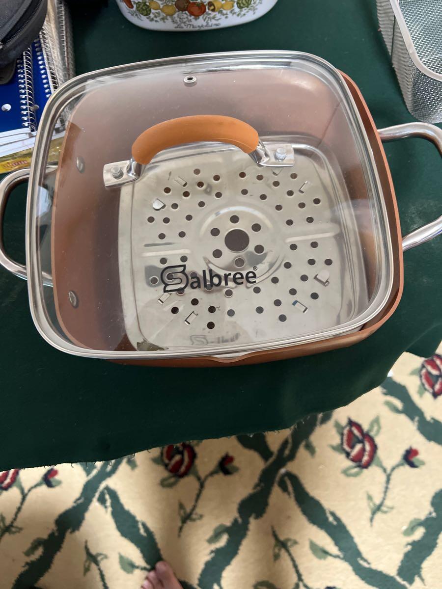 Salbree Steamer Pot with frying basket