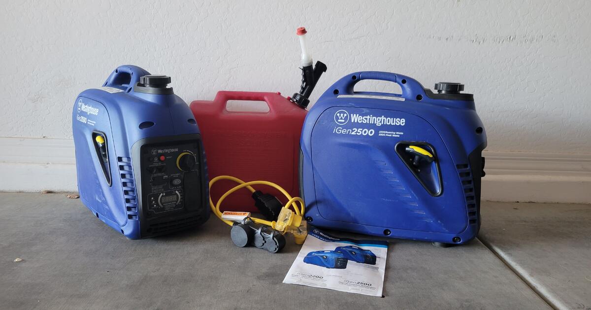 Westinghouse 2500 generators with parallel Cord for 350 in Litchfield