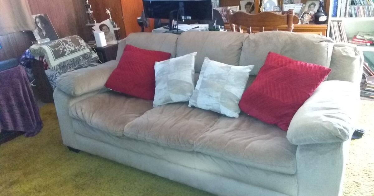 Oak shelving, bedroom furniture and couches in Santa Barbara, CA