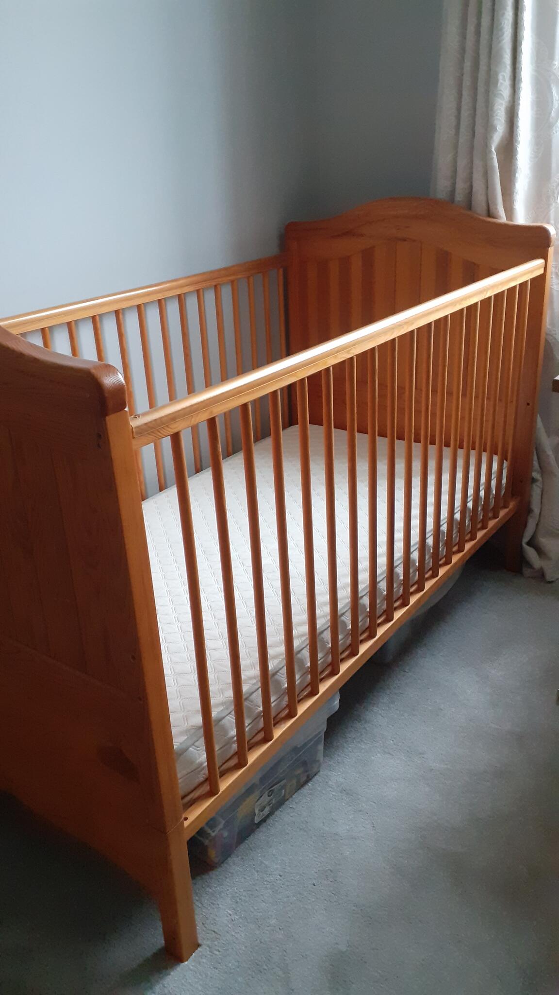 Mamas And Papas Pine Cot Bed