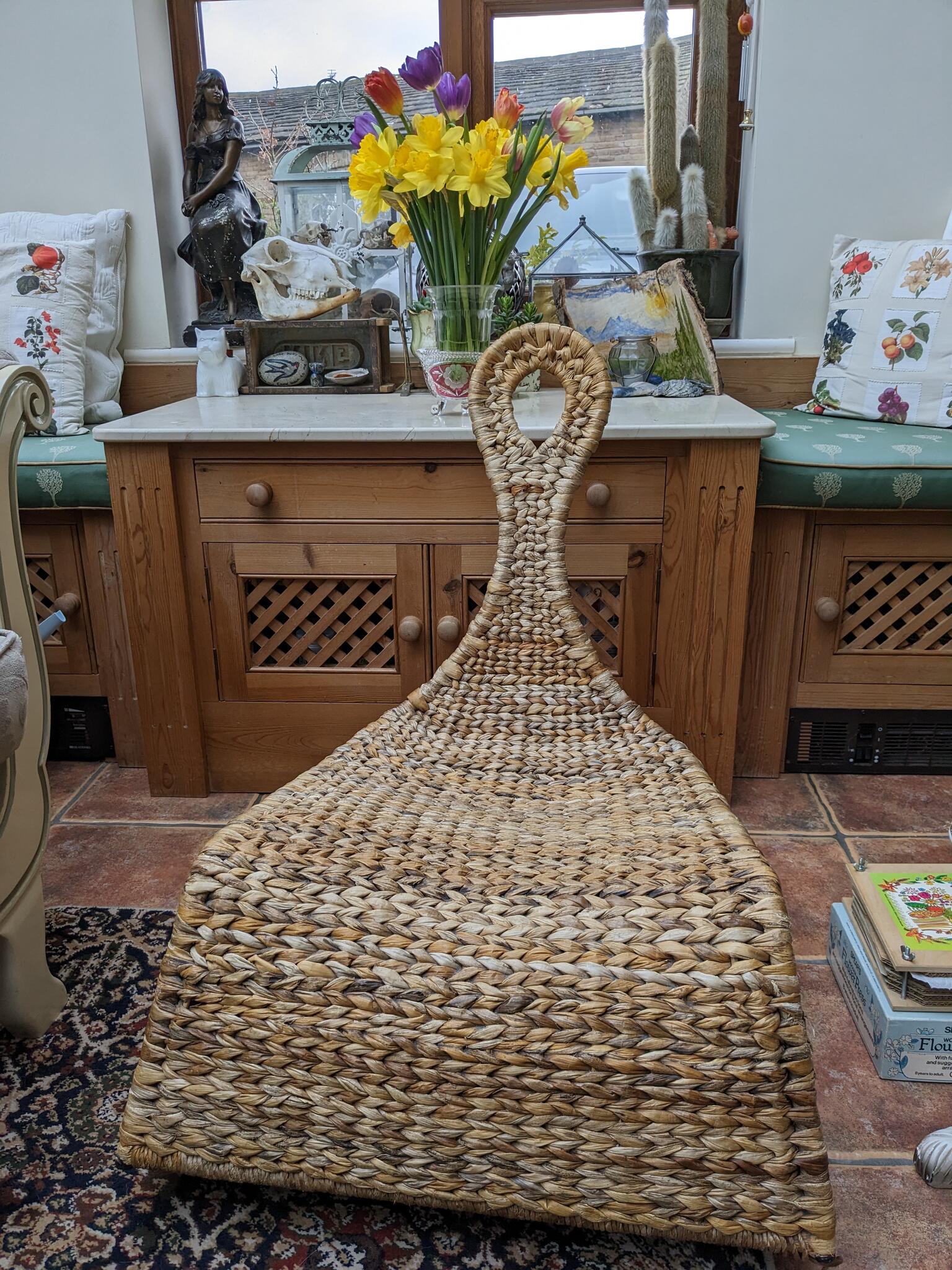 Ikea wicker sales rocking chair