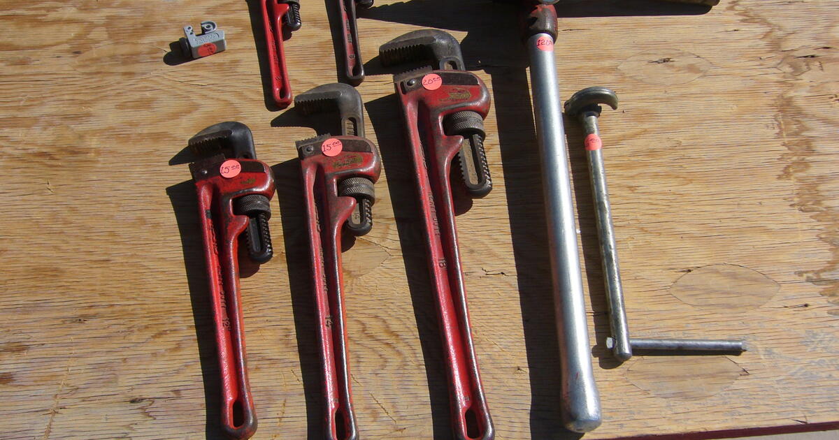 RIDGID PIPE WRENCHES for Free in Casa Grande, AZ For Sale & Free