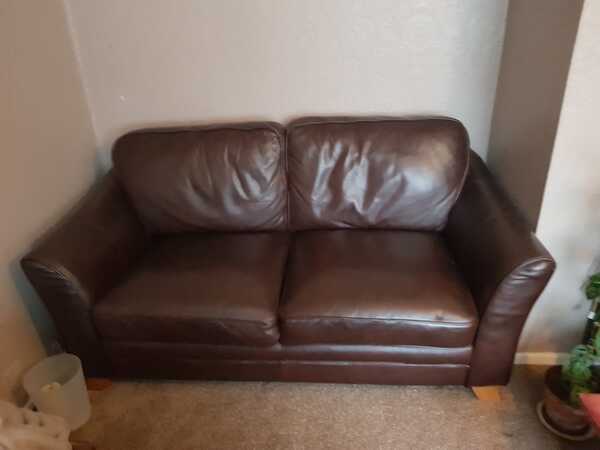 Used leather lounge suite for sale deals