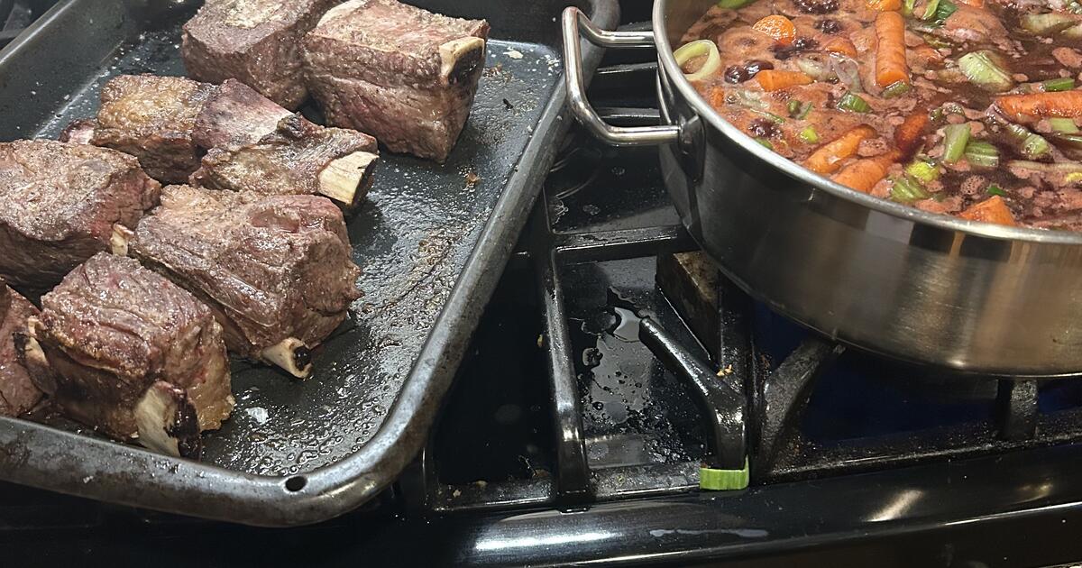 King Crab & Rib Dinner for two delivered. My famous homemade short ribs ...