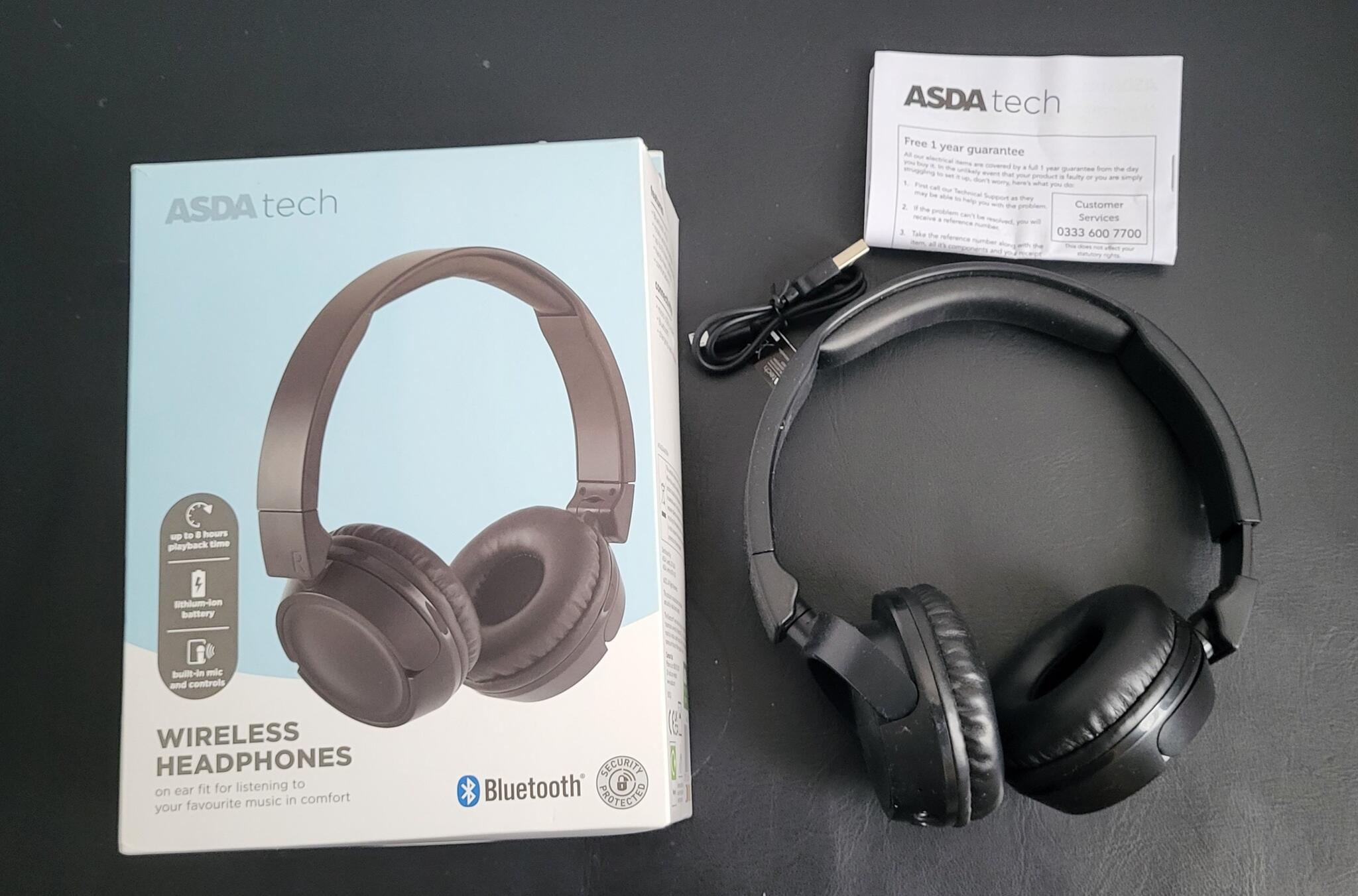 Asda discount bluetooth headphones