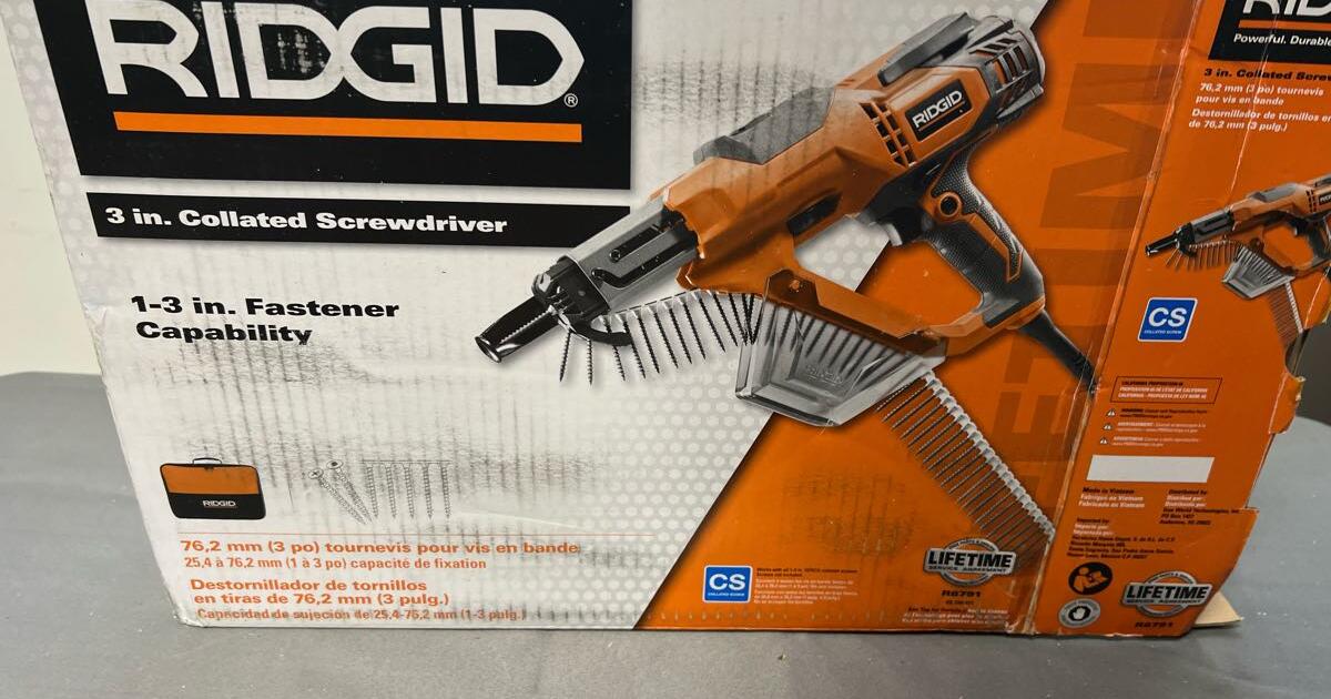 Ridgid Screw gun for 75 in New Fairfield, CT For Sale & Free — Nextdoor