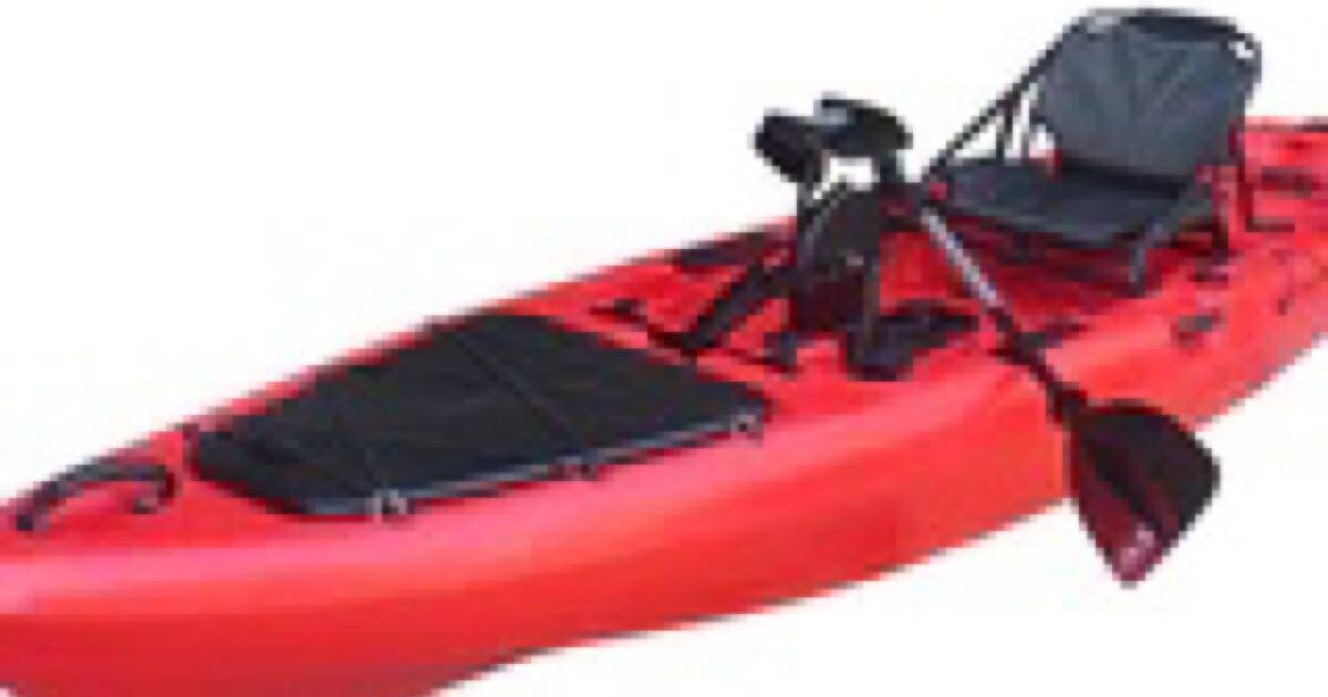 BKC PK13 Angler 13foot Sit On Top Single Fishing Kayak w/ Instant