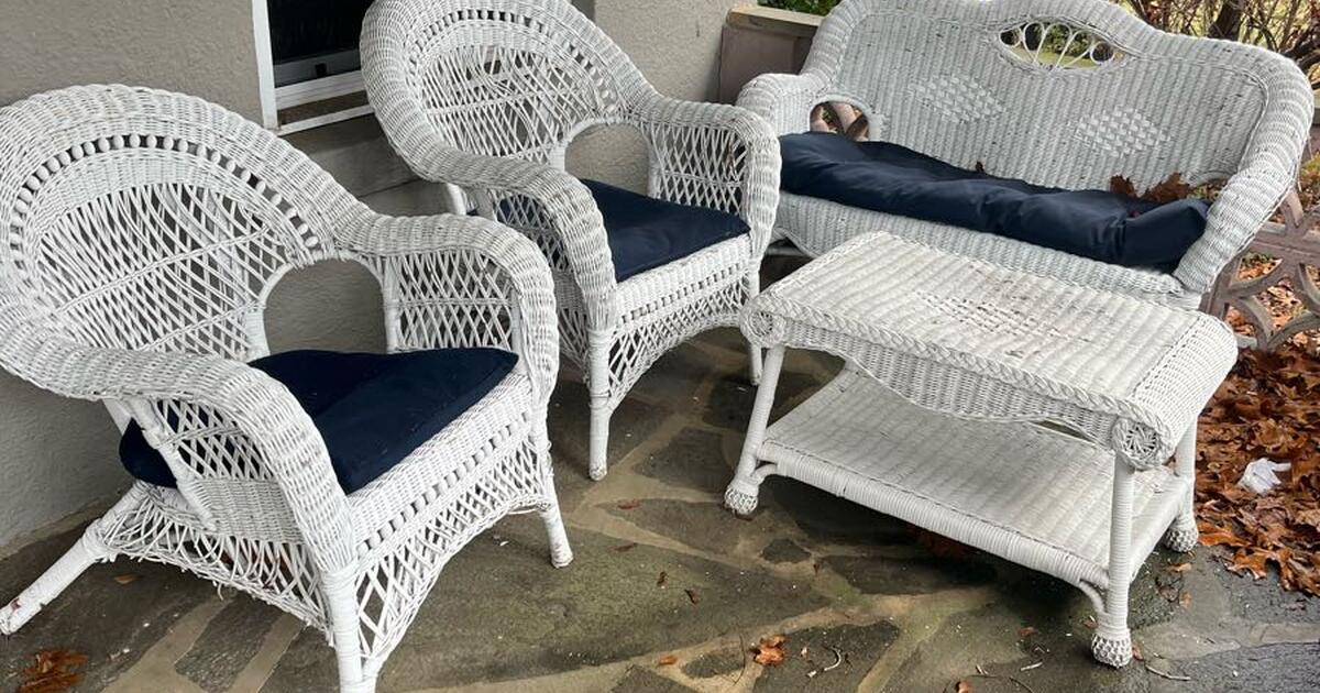Wicker furniture with cushions for 10 in Neptune, NJ For Sale & Free