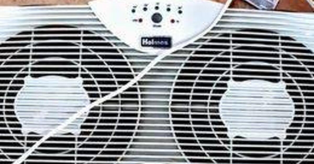 Holmes Dual Blade Twin Window Fan Saves Money Ventilador De Doble Aspa Y Doble Ventana Ahorra