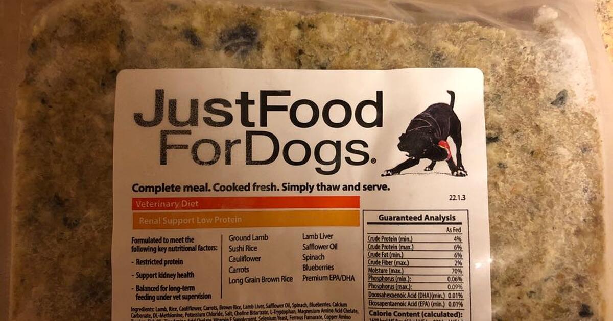 Just Food for Dogs Renal Low Protein Dog Food for Free in Bethesda, MD