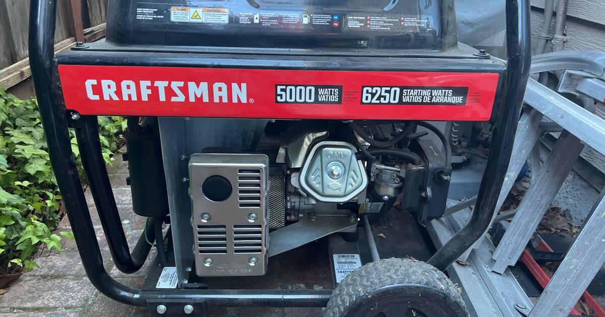 5KW Emergency Generator Rental Delivered & Setup for $225 in Los Gatos ...