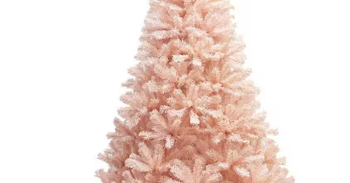 Costway 7 ft. Artificial Christmas Tree Hinged Full Fir Tree with Metal