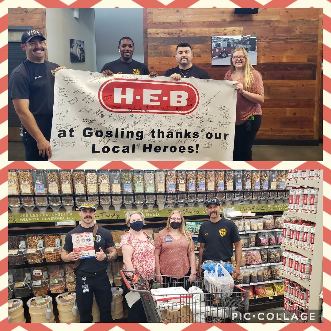 Thank you, HEB! (Spring Fire Department) — Nextdoor — Nextdoor