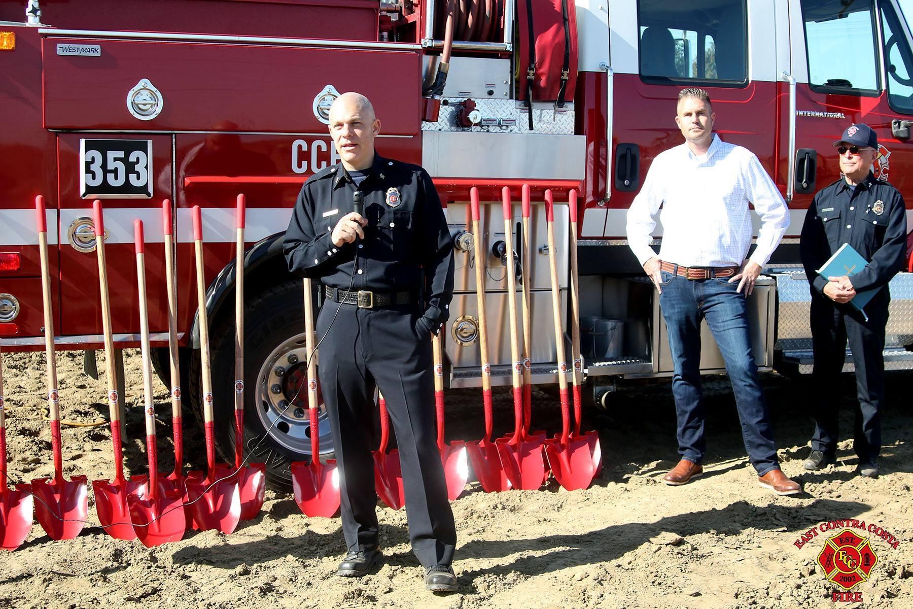 Ground Breaking For Future Oakley Fire Station East Contra Costa Fire Protection District