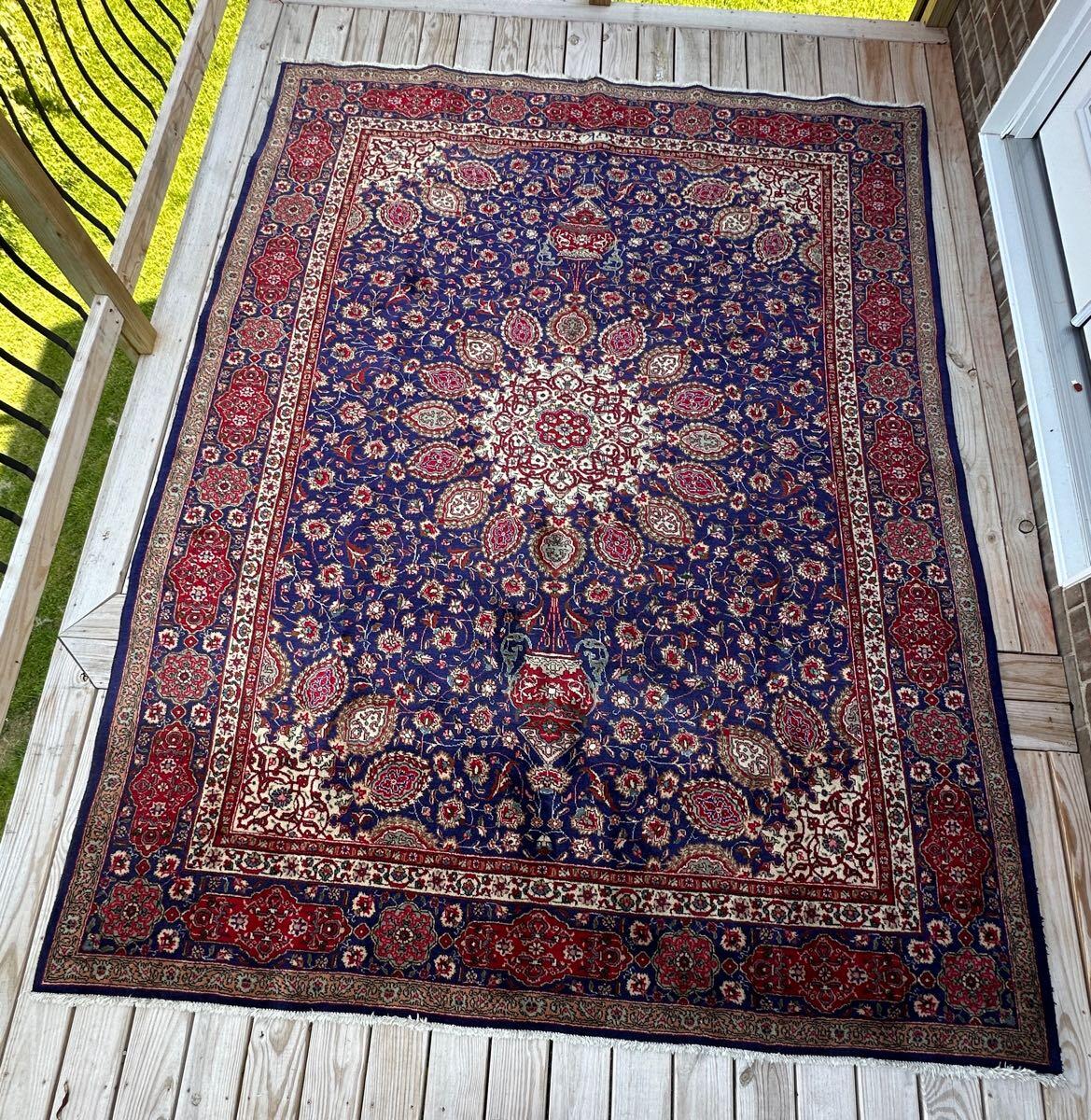 1960s Vintage Persian Wool Rug for 1200 in Louisville, KY For Sale