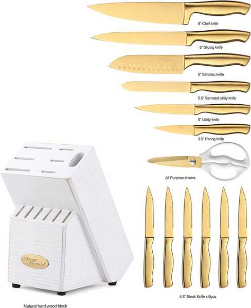 Marco Almond Titanium Knife Set