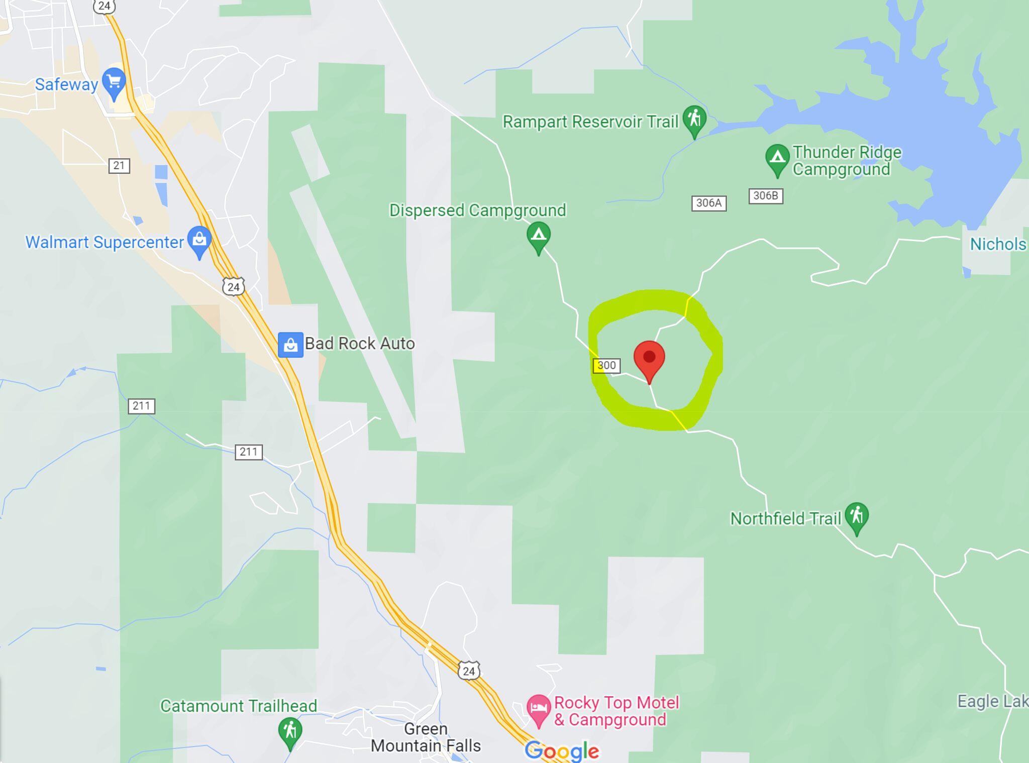 Pikes peak ranger district is planning to conduct a pile burning