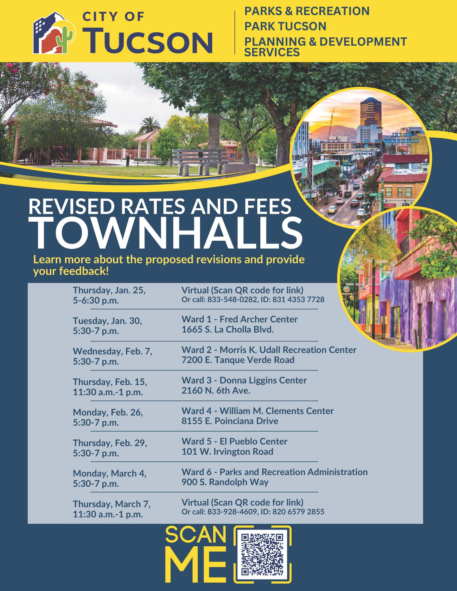 NOTICE OF INTENTION GIVEN TO REVISE PARKS AND RECREATION, PARK TUCSON