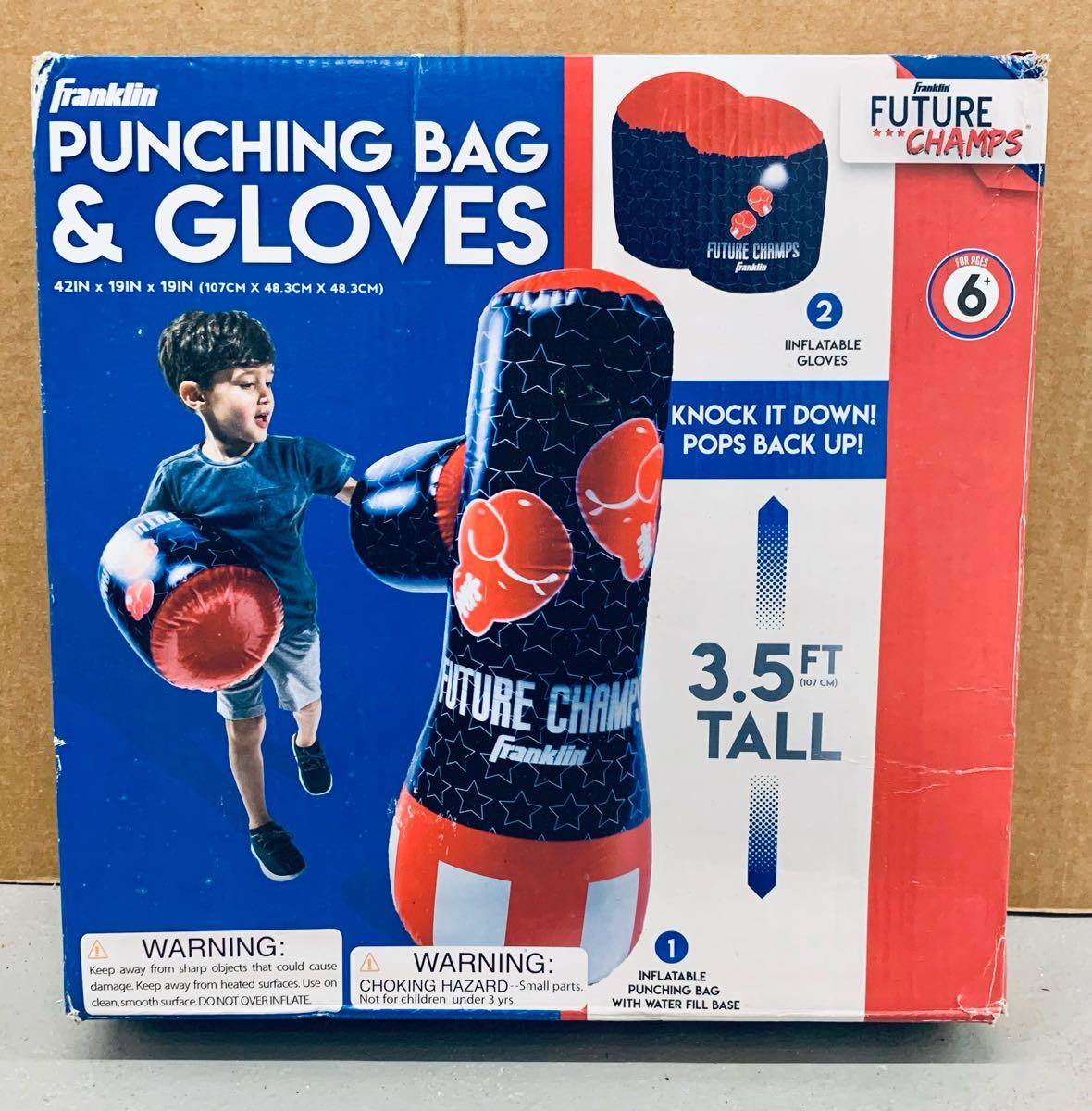 New - Franklin Punching Bag & Gloves