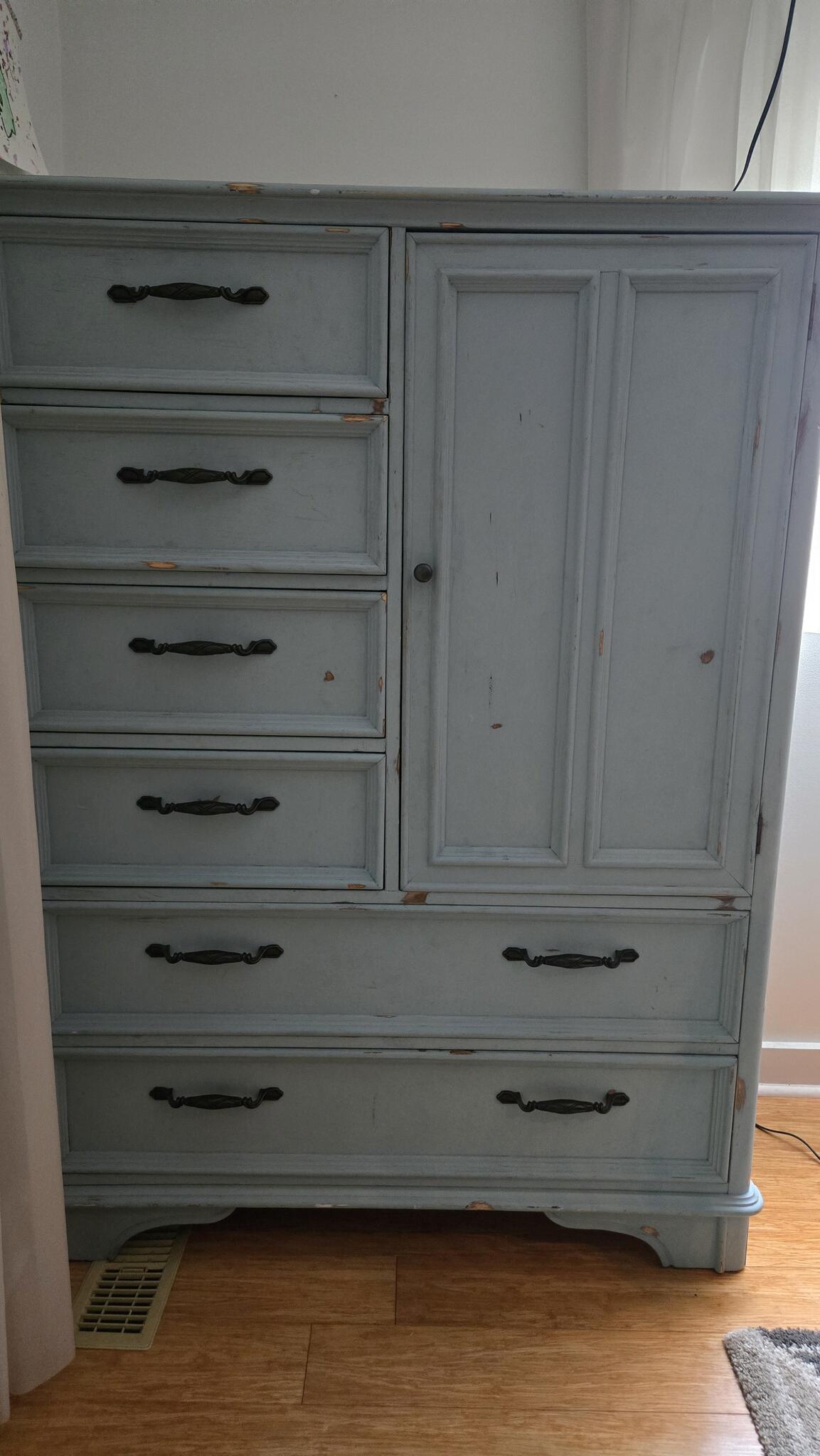 Vintage Blue Dresser