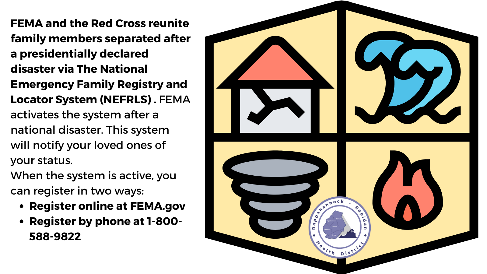 Did You Know FEMA And The Red Cross Reunite Family Members Separated 