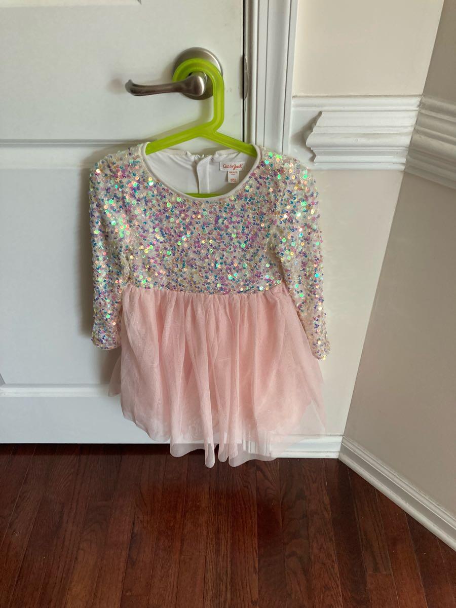Cat & Jack Sequin Dress For $5 In Chapel Hill, NC | For Sale & Free   Nextdoor