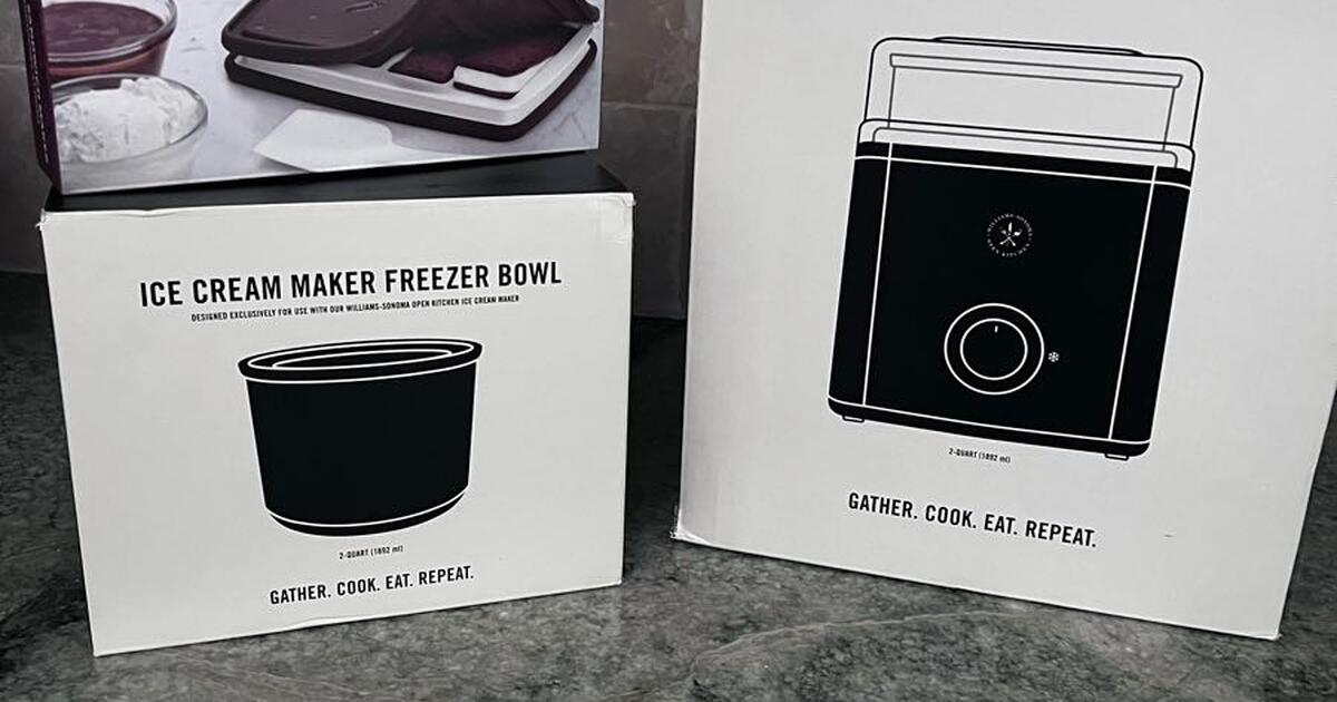 Williams Sonoma Ice Cream/Gelato maker for 50 in Wayne, PA Finds