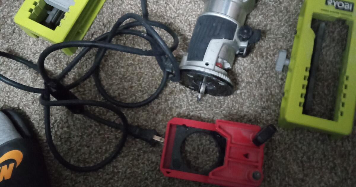 Makita Router, Ryobi Door Hinge Router Template ×2, Milwaukee Door Lock