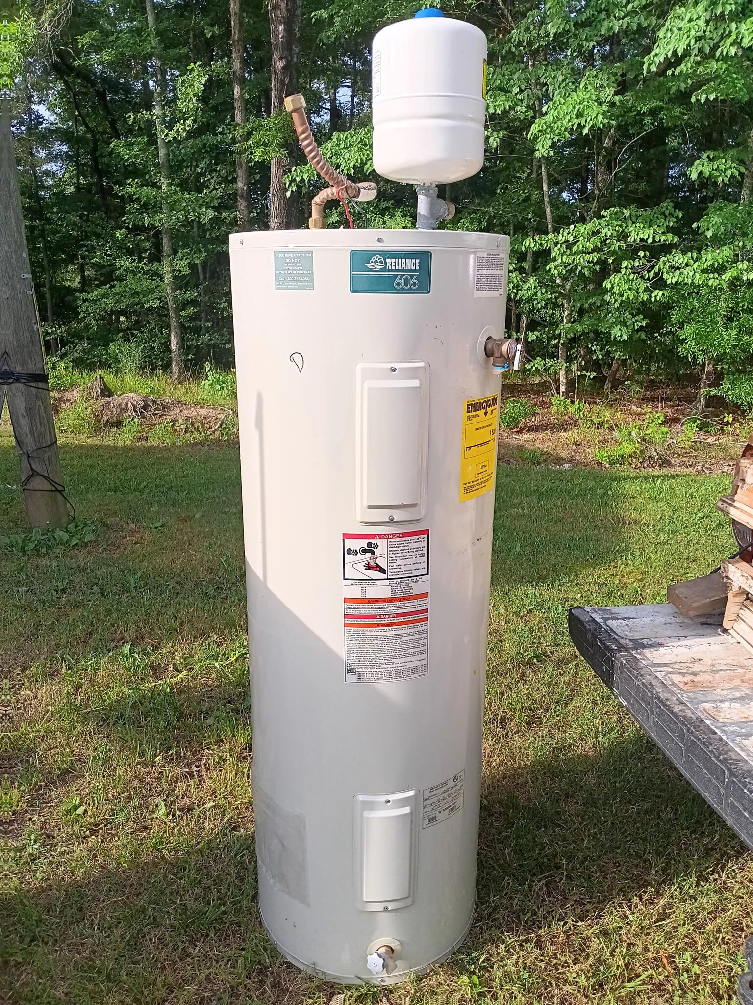 Reliance 606 Reliance 501 Gas Water Heater Reliance 606 Water