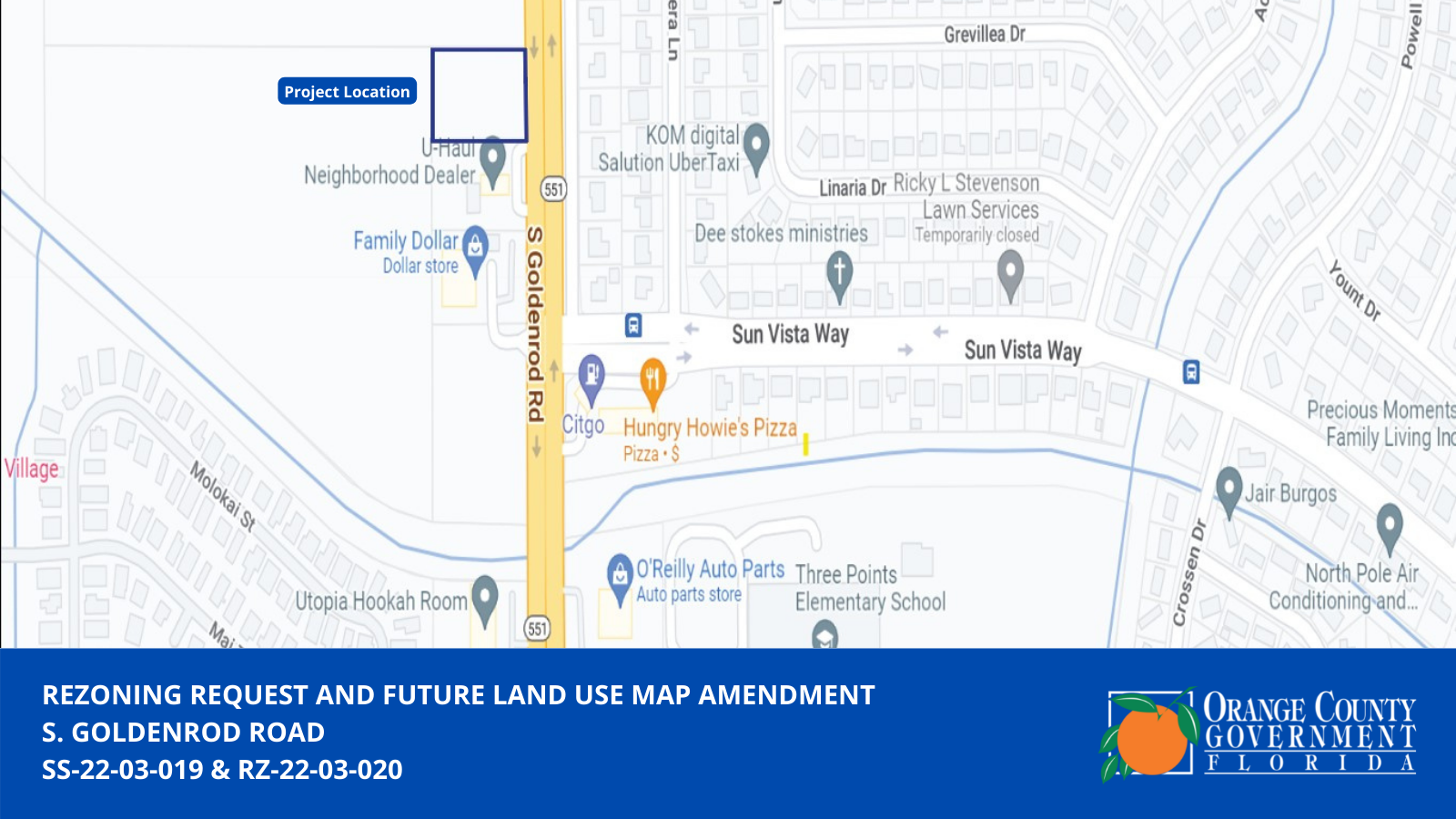 8/10 Community Meeting Rezoning Request and Future Land Use Map