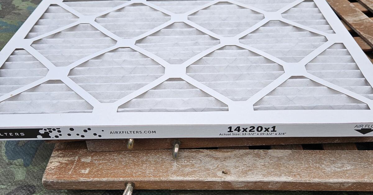 4 pieces 14" x 20" Merv 11 centralair filters. for Free in Sherman