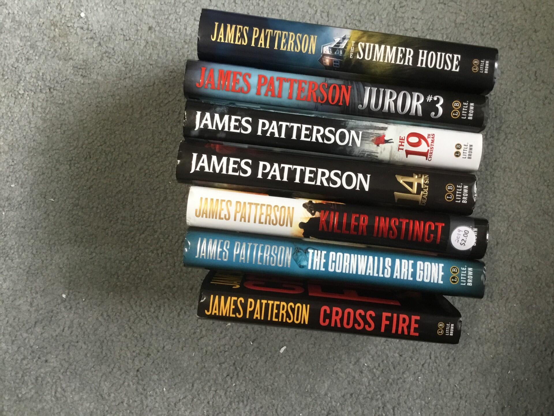 James Patterson Hardback Books - $1.00 each for $7 in Northfield, OH ...