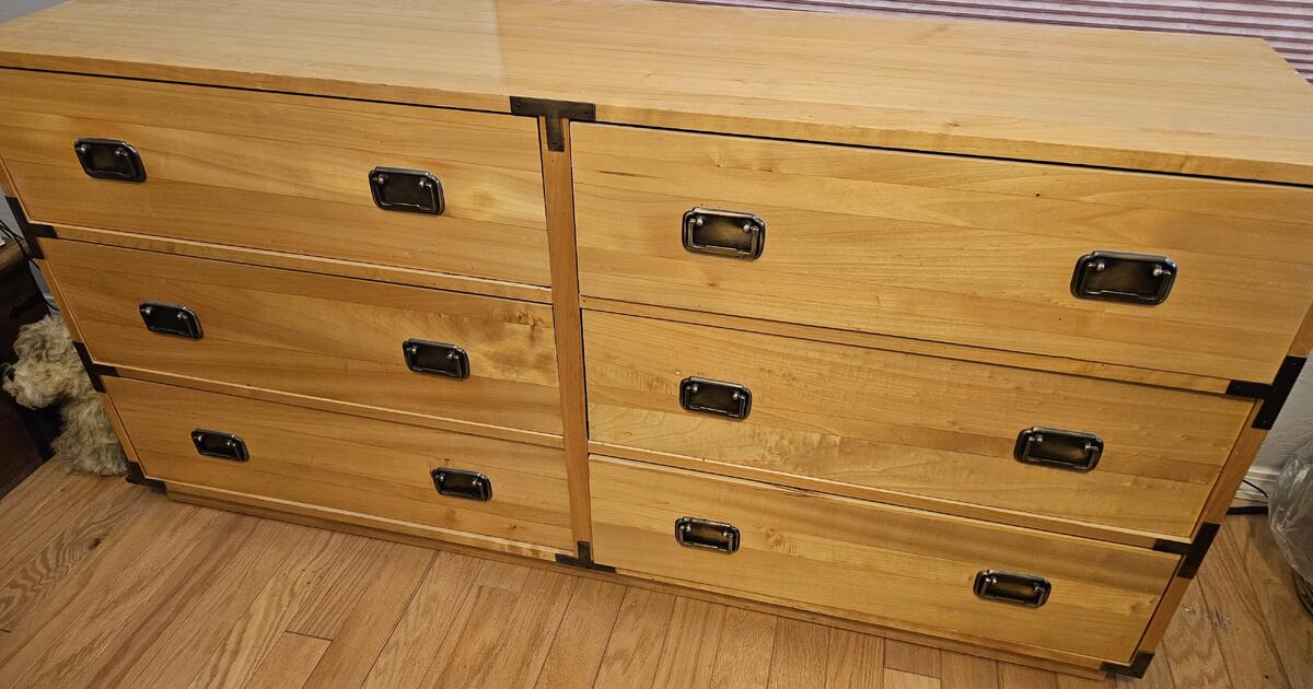 Chest Of Drawers & Matching Nightstand. Light Pine. for 50 in Edgewood
