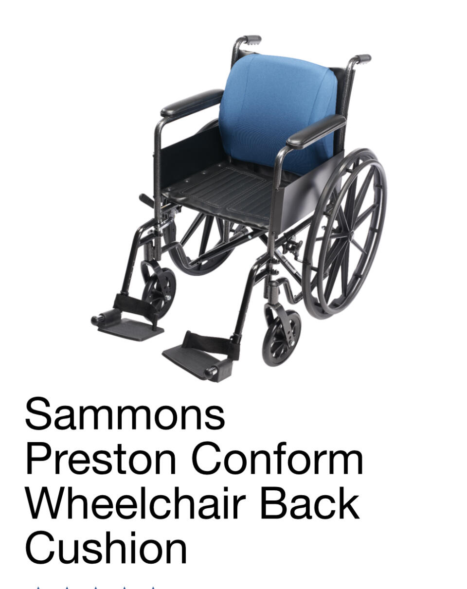 Sammons Preston Conform Wheelchair Back Cushion