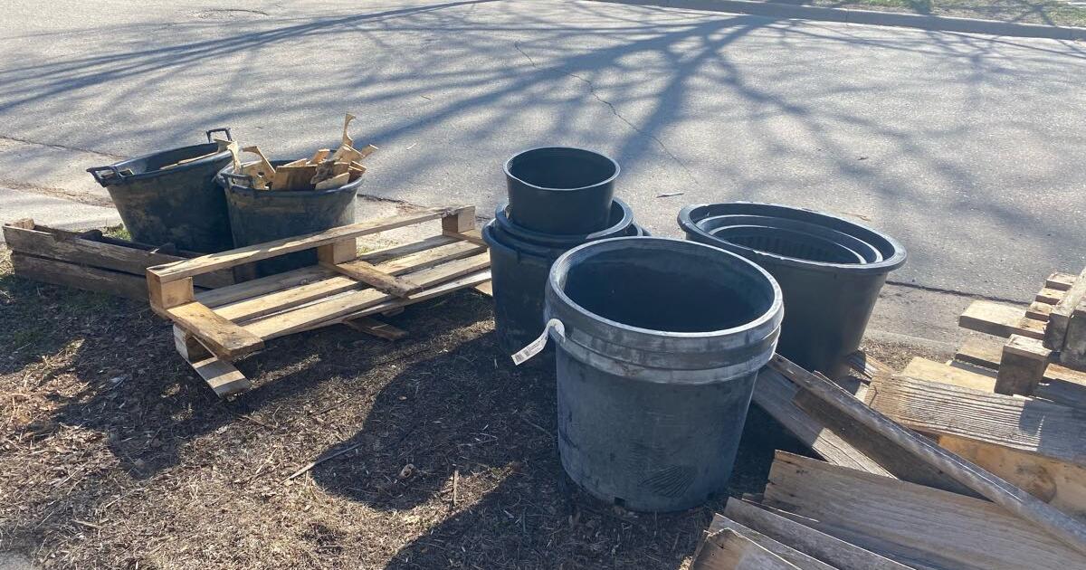 Buckets & Pallets & Cedar, oh my! for Free in Minneapolis, MN Finds