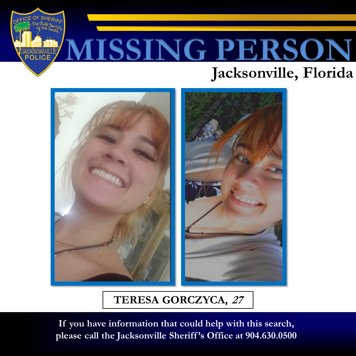 ***MISSING PERSON*** (Jacksonville Sheriff's Office) — Nextdoor — Nextdoor