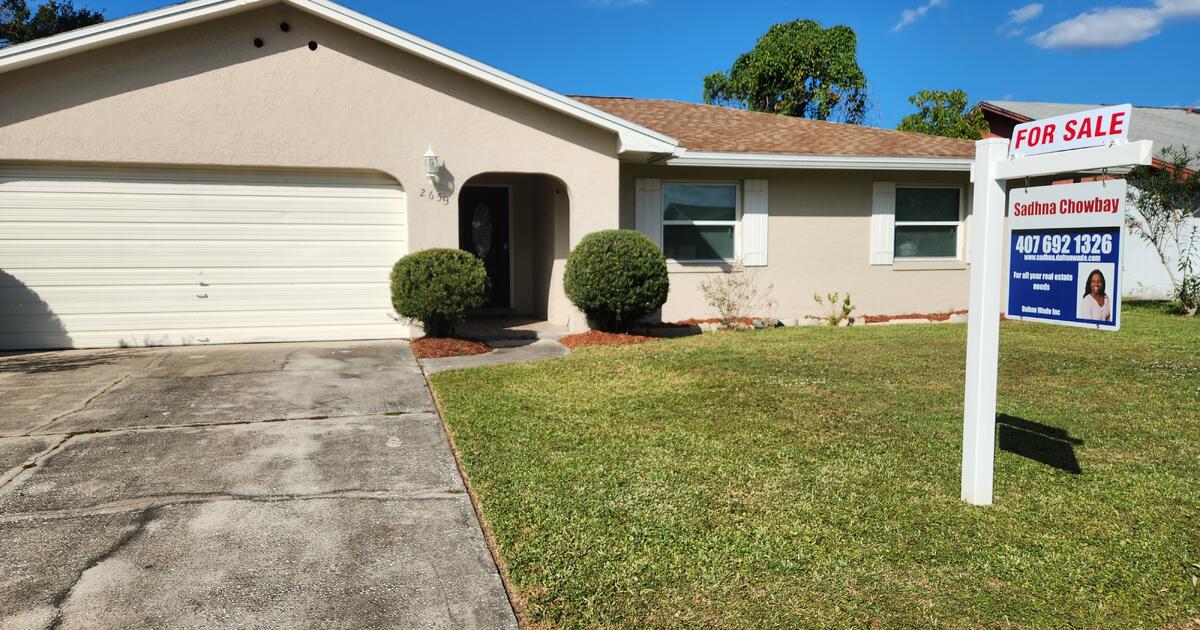375,000 House for Sale 2653 Ocilla Court, Orlando for 395000 in