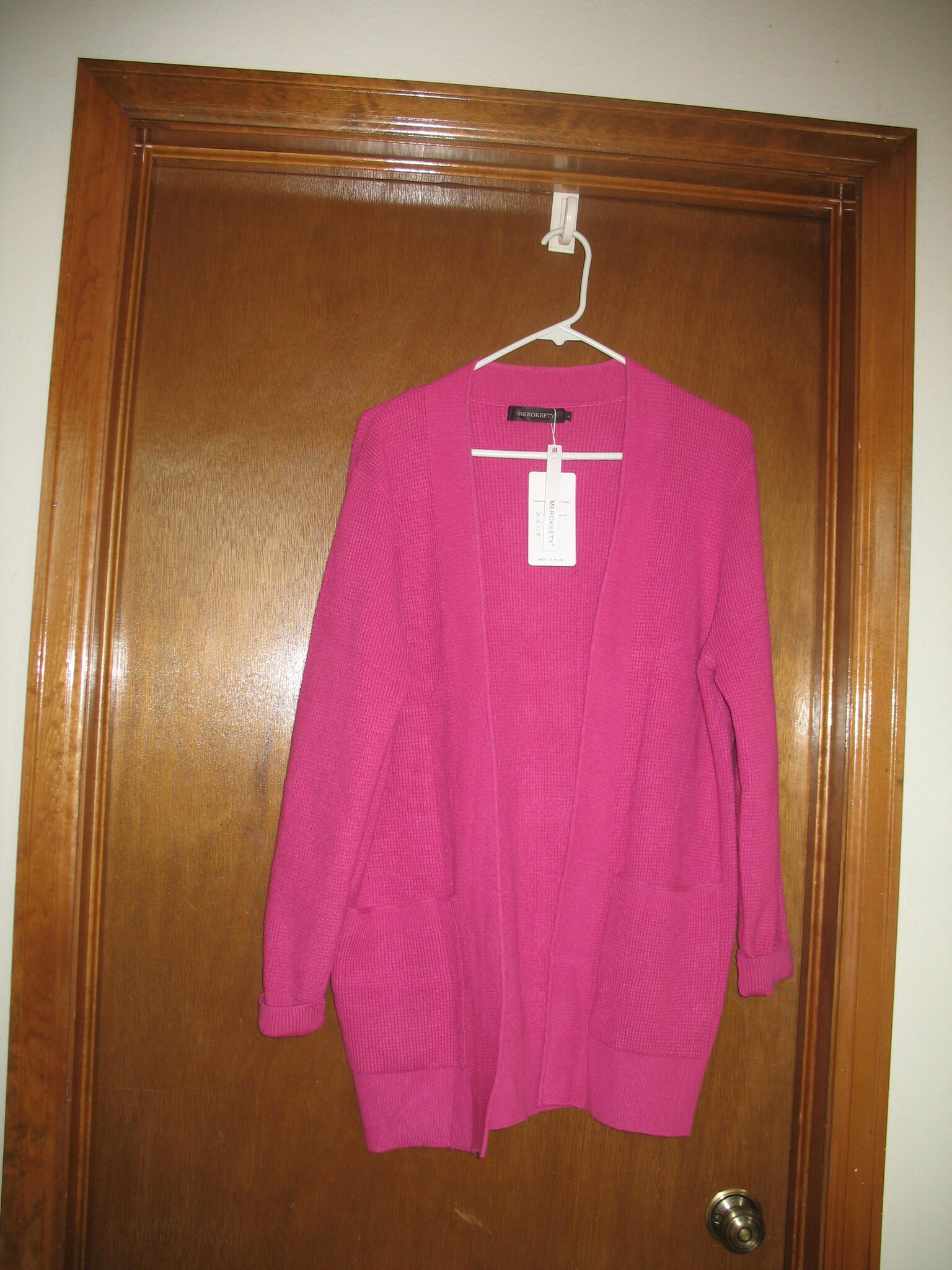 Ladies Pink Cardigan New with tags Size L for 15 in Centennial, CO