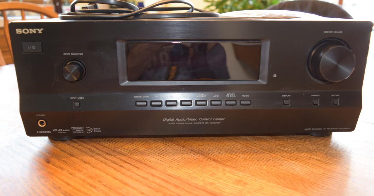 SALE $85 Sony Receiver STR-DH520 Digital A/V Control Center for $100 in ...