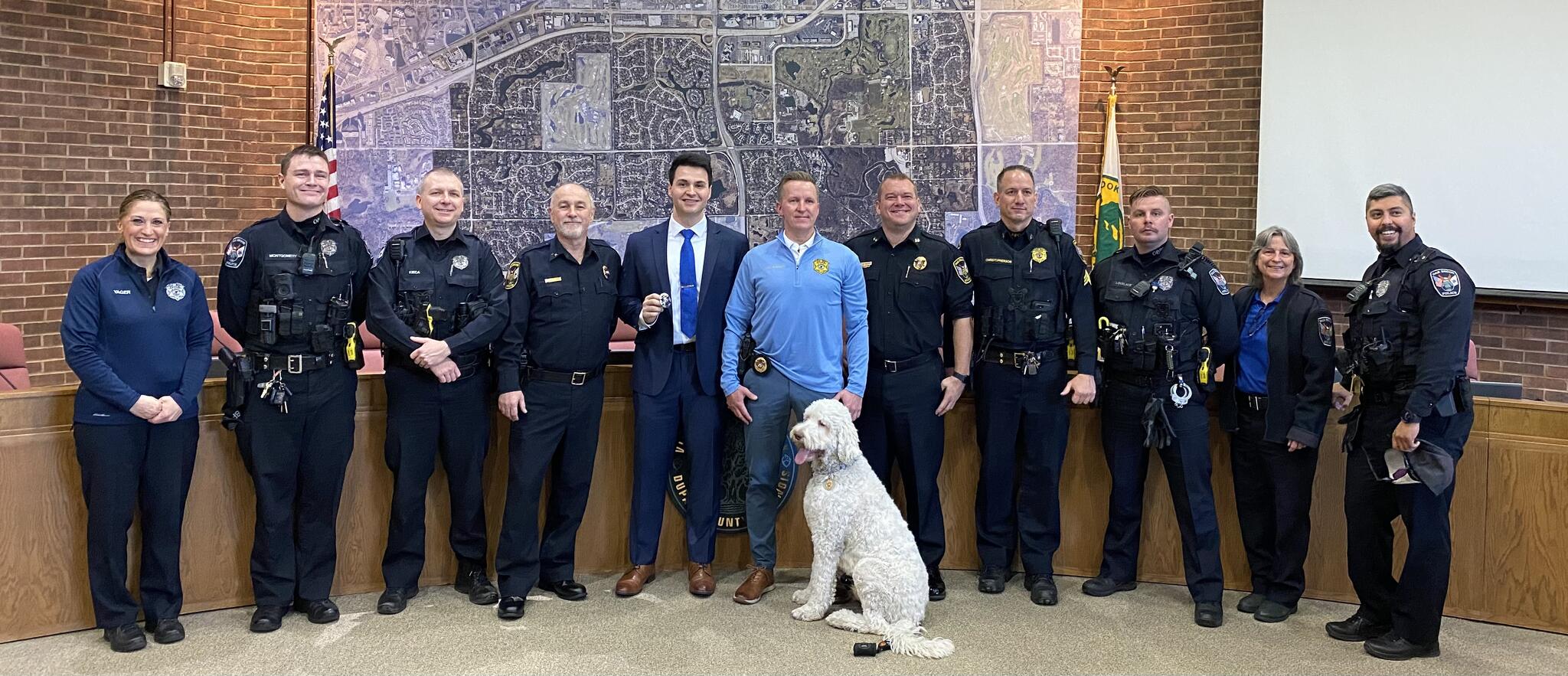 Congratulations to our newest Oak Brook Officer Justin Zychowski #119