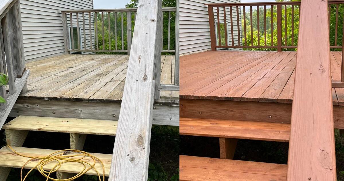 Free Pressure Washing and Deck Staining Estimates for Free in Madison