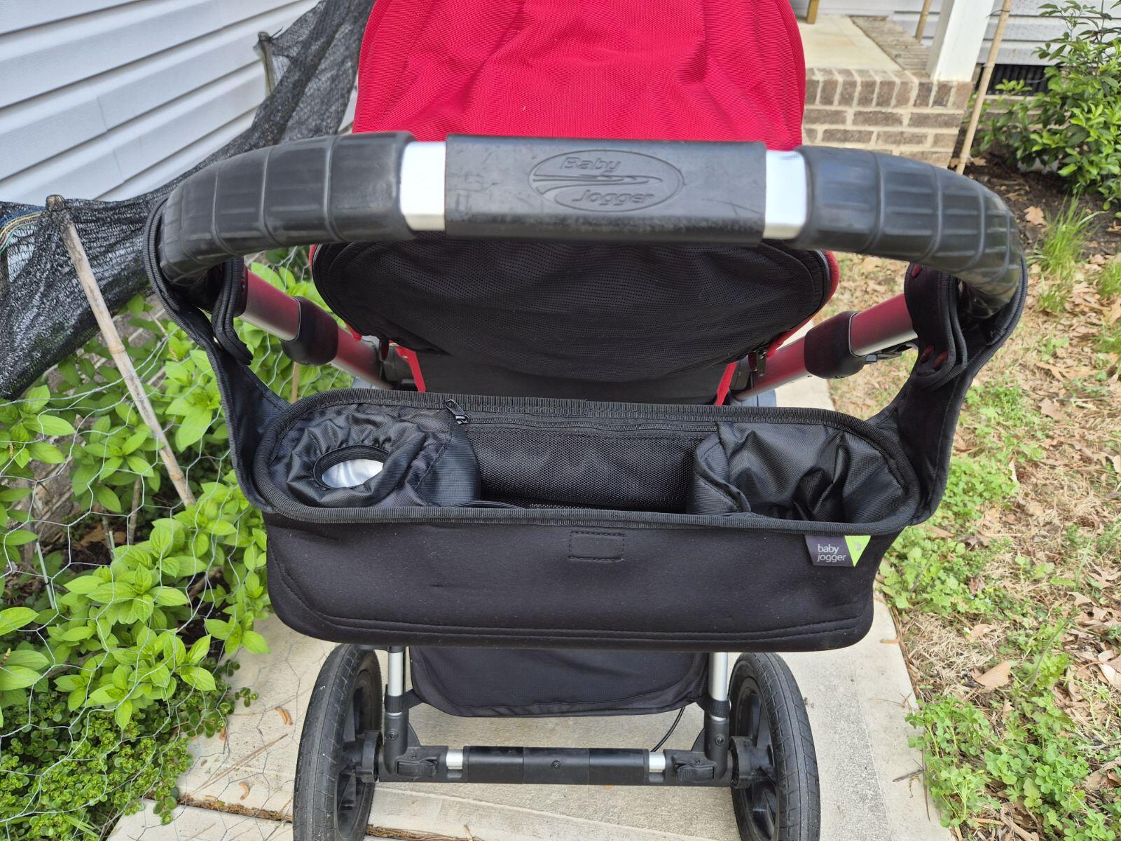 dog stroller 3 wheel 3-Wheel Pet Stroller with 12" Mixed Terrain Rubber Tires Gray/Pastel Purple