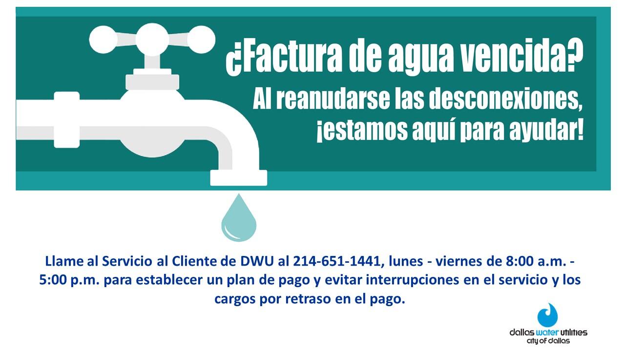 ¿Factura de agua vencida? (Dallas Park and Recreation Department ...