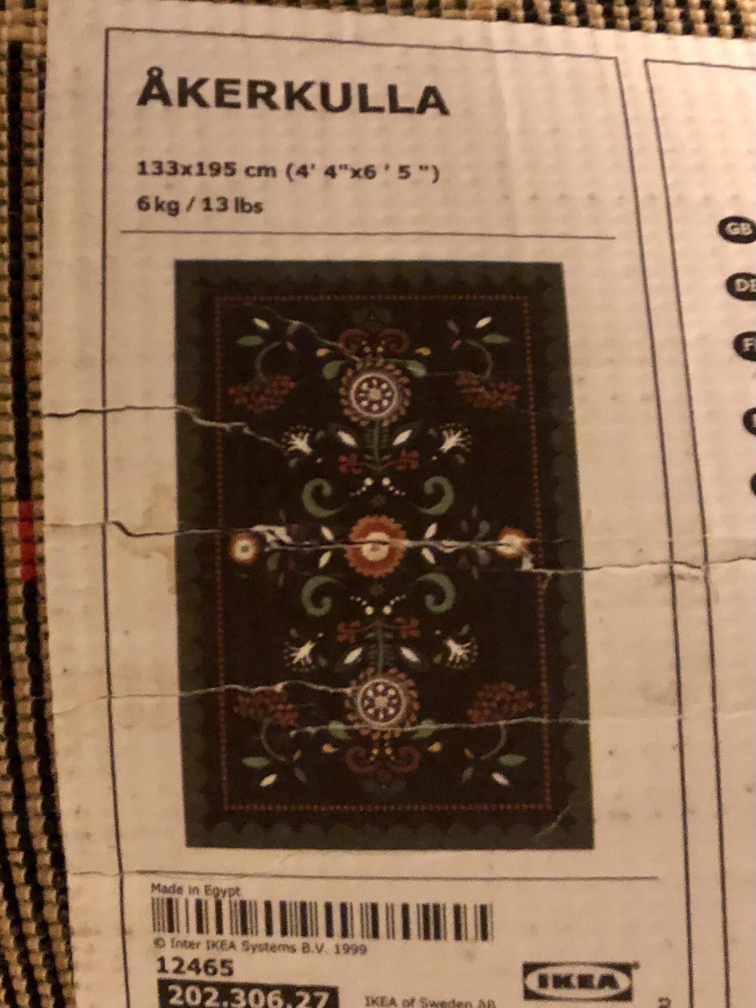 Akerkulla IKEA Large Rug For £42 In London, Engl& | For Sale