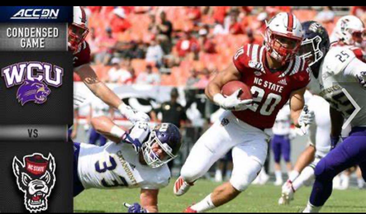 NC State vs WCU Football